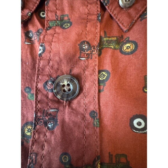 Duluth‎ Trading Untucked Relaxed Fit Farm Allover Tractors Men’s Sz 2XL Shirt - Picture 8 of 8